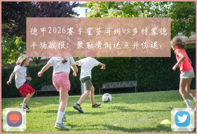 德甲2026赛季霍芬海姆vs多特蒙德半场战报:聚勒滑倒送点并伤退,视频回放与伤病情况分析,多特0-1落后原因解读