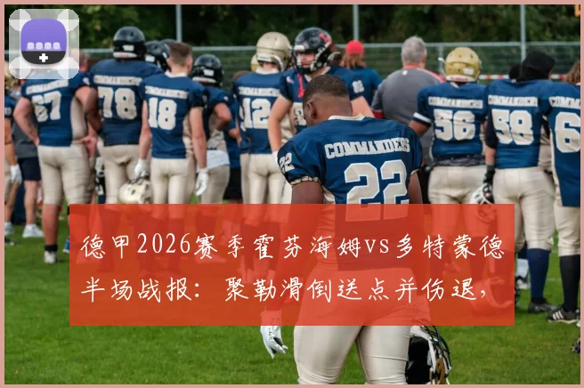 德甲2026赛季霍芬海姆vs多特蒙德半场战报：聚勒滑倒送点并伤退，视频回放与伤病情况分析，多特0-1落后原因解读